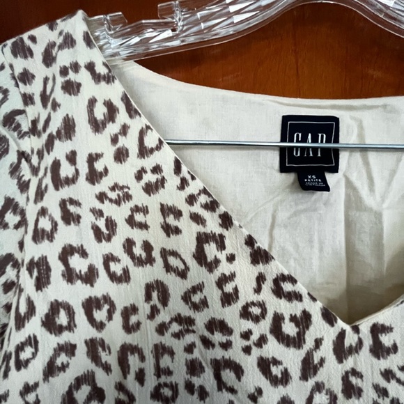 GAP Leopard Print Dress - XS petite - Picture 3 of 4